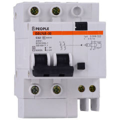 RCBO Residual Current Circuit Breaker with Overload Protection Rated Current Up to 32A