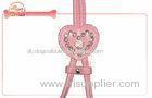 Sparkling Heart Charms Step In Harness with Detachable leash
