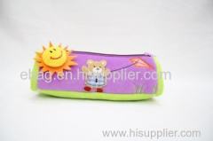 plush bear fly a kite pencil cases