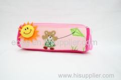 plush bear fly a kite pencil cases