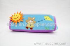 plush bear fly a kite pencil cases