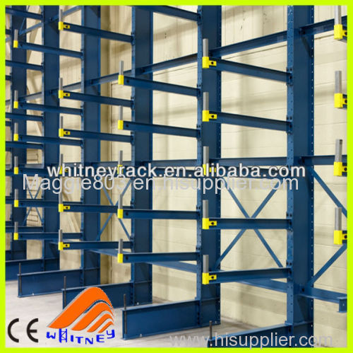 Warehouse adjustable long span cantilever rack