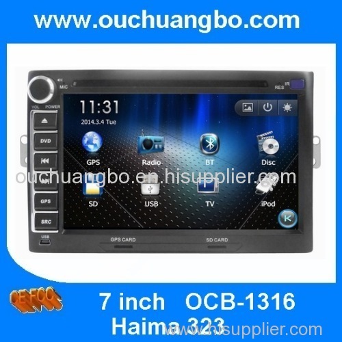 Ouchuangbo Auto Radio Stereo Bluetooth TV Multiple for Haima 323