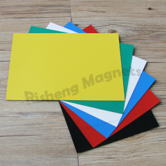 A4 Size PVC Vinyl Applied Flexible Magnetic Sheeting 0.75mm Thick With High Quality PVC Vinyl