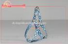 XL Colorful Silk Screen Pet Walking Nylon Harness With Clear Plastic Buckle