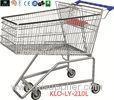 210L Grocery Disabled Shopping Trolley With Base Grid / 2 Years Warranty