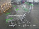 Large Capacity Grocery Shopping Trolleys With Four Wheel / Baby Seat 120L