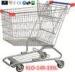 195L American Zinc Plated Wheeled Grocery Shopping Trolley with Anti UV Handle Cap