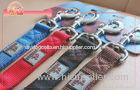 Short Padded Handle 1" w Nylon Dog Lead For Pet Walking Leash Length On 18 Inch