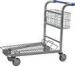 Wire Metal Warehouse Trolleys With 4 Swivel 5 Inch Wheels , 150KGS For Lower Platform