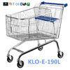 Unfoldable 190 Litre UK Shopping Cart / Metal Shopping Carts For Kids