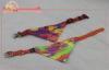 Custom Dog Bandanas Collar With d Ring For Attaching Lead / cute dog clothes