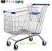 European Supermarket Purchase Shopping Carts For Seniors 270L / Metal Shopping Trolleys