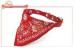 Triangle Dog Bandana Scarf Collar PU leather puppy accessories