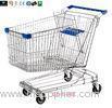 Asian Style Lightweight Steel Wire Shopping Trolleys On Wheels 180 Litre