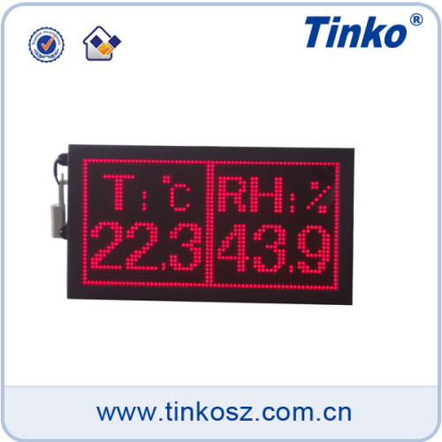 Tinko temperature humidity LED display with infrerad remote control
