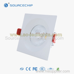 Square 15W dimmable LED downlight factory direct