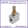 Silver pneumatic air flow speed control valve low pressure check valve