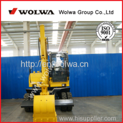 Wolwa 10T Wheeled Hydraulic Excavator Wheel Excavator