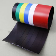 Colorful PVC Vinyl Coated Flexible Magnetic Sheet in Rolls 100mm x 0.75mm Print Directly