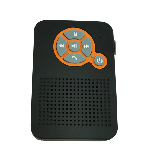 Waterproof Shower Speaker & Auto FM Radio wireless Bluetooth speaker Black