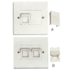 Systimax Type 45 Angled Faceplate