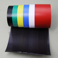 High Quality Colorful PVC Coated 50mm x 0.5mm Isotropic Magnetic Flexible