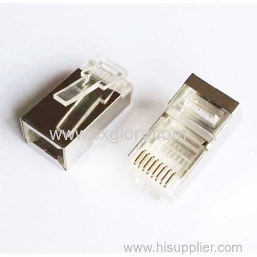 shielded 8P8C modular plug