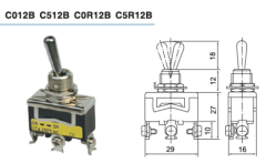 Tab terminal Waterproof Oiltight Toggle Switch