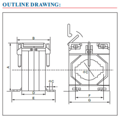 CE approved current transformer amorphous core for current transformer