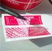 White Silkscreen Printed Tamper Proof Red VOIDOPEN Labels Printed with numbers