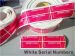 White Silkscreen Printed Tamper Proof Red VOIDOPEN Labels Printed with numbers