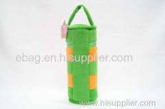 cartoon plush girl 2 cylindrical pencil bags