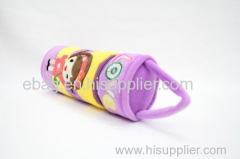 cartoon plush 5#girl cylindrical pencil bags