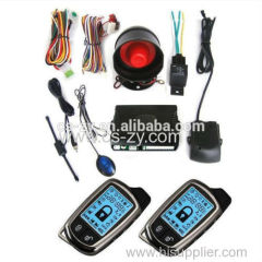 two way remote control car alarm super long distance LCD