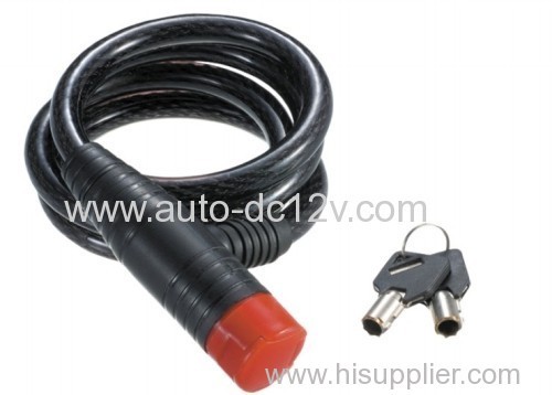 Cone head cycle cable lock