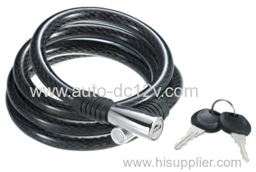 Chrome-plating cycle cable lock