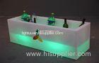 Colored PE Wine RGB LED Wine Cooler Glowing Back Bar Rack with lighting