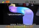 Illuminated Furniture Curved Benches Glowing Furniture For Indoor