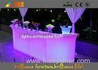 Outdoor / Indoor Glowing LED bar counter , illuminated Bar Furniture