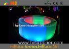 PE LED bar round counter / LED Glowing bar furniture