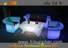 contemporary PE Illuminated LED Bar Tables led light up furniture CE / ROHS / UL