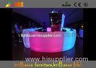 Impact-Proof Curved LED Bar Tables With Remote Control Battery