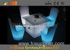 16 Colors Changeable Modern LED Bar Tables , Led Bar Chair And Tables