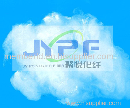 Polyester staple fiber increased white 2.5D non-siliconized