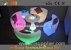 luxury SMD 5050 RGB LED Light Sofa , rechargeable led glow furniture