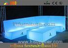 Wireless Remote Control RGB LED chaise lounge patio furniture LED illuminated sofa