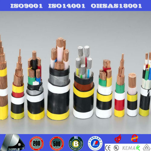 Insulated armoured power Cable and wire