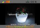 Wireless Remote Control LED Flower Pots Polyethylene LED planter for Hotel