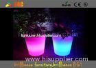 Garden decorative RGB LED Flower Pots with Lithium polymer battery 48*48*42mm